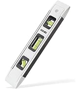 DOWELL Magnetic Torpedo Level Mini Bubble Level Box Spirit Level Alloy Frame 180/90/45 Degree 9-I...