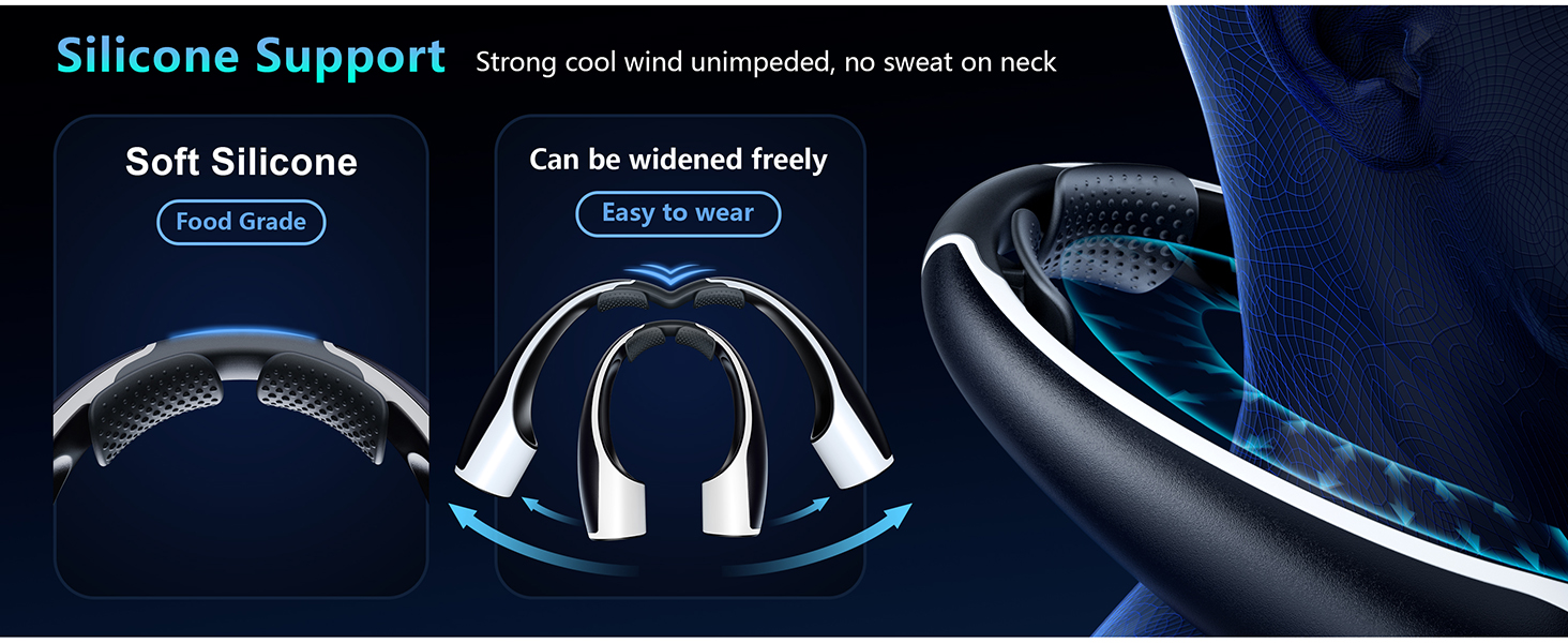 portable neck fan usb