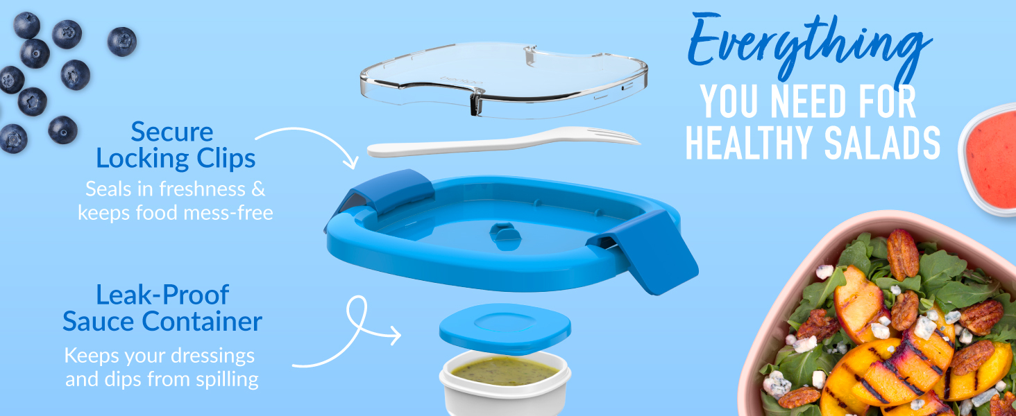 bentgo, bentgo salad, salad container, salad bowl, to-go salad bowl, meal prep, meal prepping