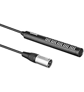 Saramonic 6.5" Pro Directional Shotgun Mic with Integrated XLR Cable &amp; Furry Windscreen (SR-NV5X)...