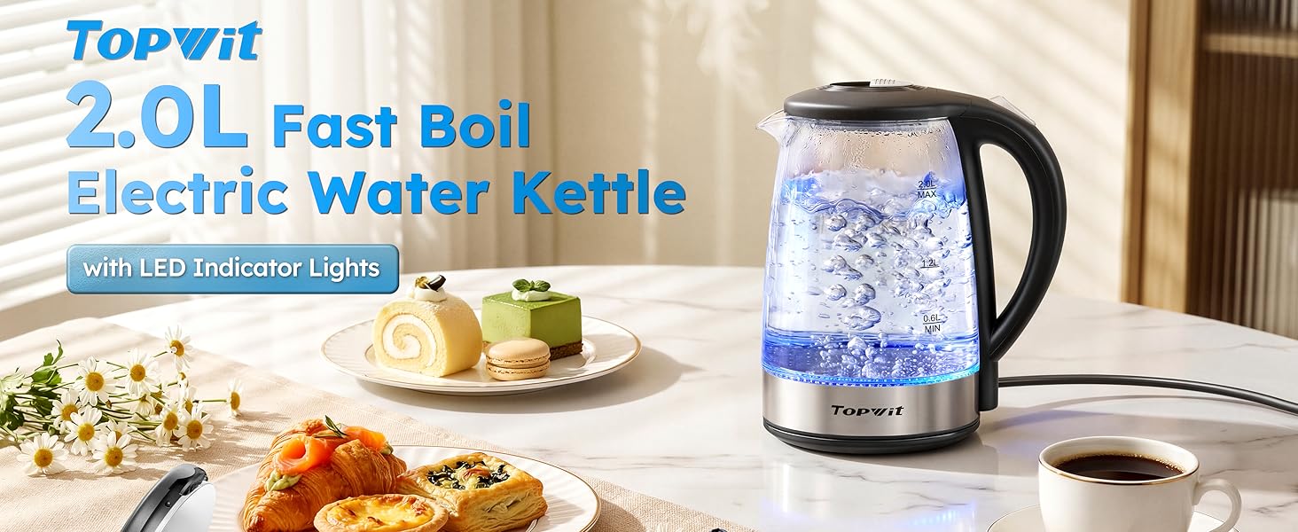 2.0L Fast Boil Electric Water Kettle
