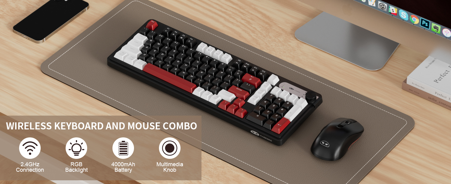 wireless keyboard and mouse combo