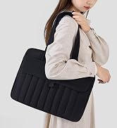 Puffy Laptop Sleeve 15-16 Inch Soft Quilted Laptop Carrying Case Protective Padded Cute Computer ...