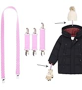 TRIWONDER Mitten Clips Elastic Stainless Steel Gloves Clips for Toddler Kids Teen Adults