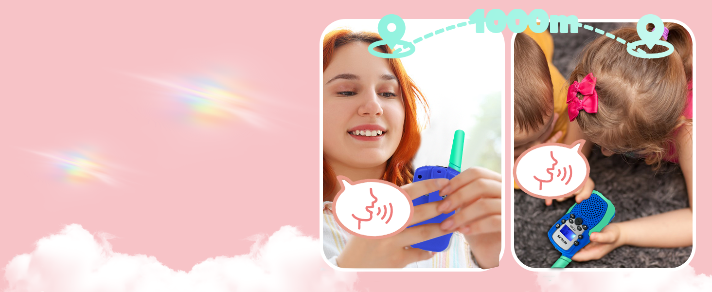 christmas gifts toy walkie talkies toys for ages 2-4 2 way radio long range walkie talkies for kids