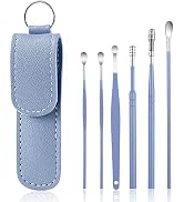 Ear Wax Removal Kit,Ear Cleaner: 6 Pcs Mini Portable Ear Scope with Stainless Steel 360° Spiral E...