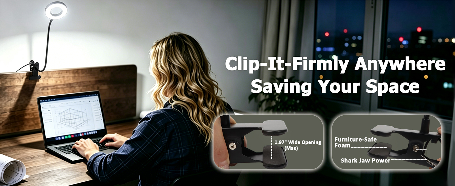 0828-CLIP ON LAMP