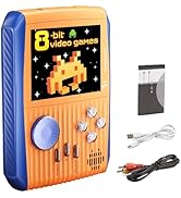Besosay Kid Mini Handheld Retro Games Console Built in 666 Classic Games, Portable Handheld Video...