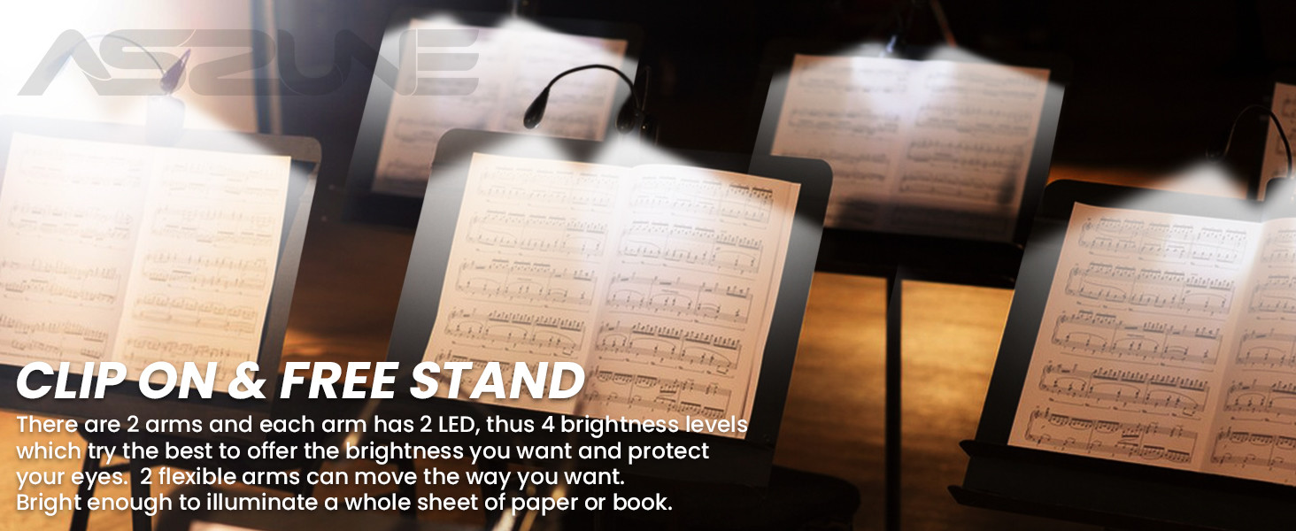 music stand light
