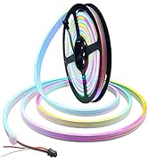 ALITOVE Addressable LED Strip WS2811 Dream Color Neon Sign Light Rainbow Programmable Digital LED...