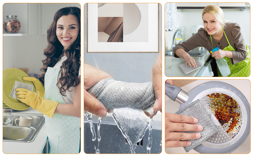 metal cloth wire dishcloth wire cloth wire rag silver wash cloths steel wool cloth steel cloth