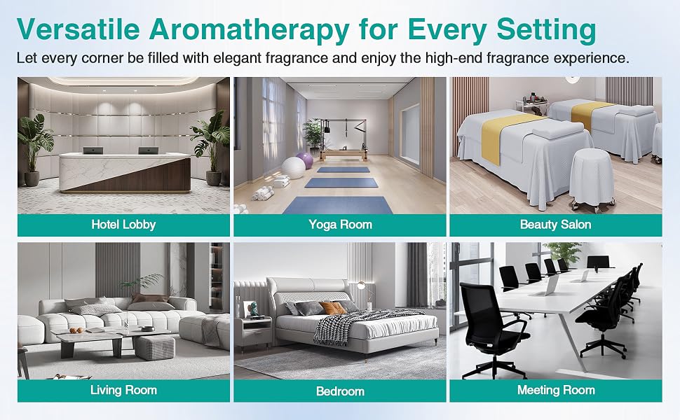 versatile aromatherapy for every setting