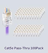 SJ553 Cat5e passthrough connectors