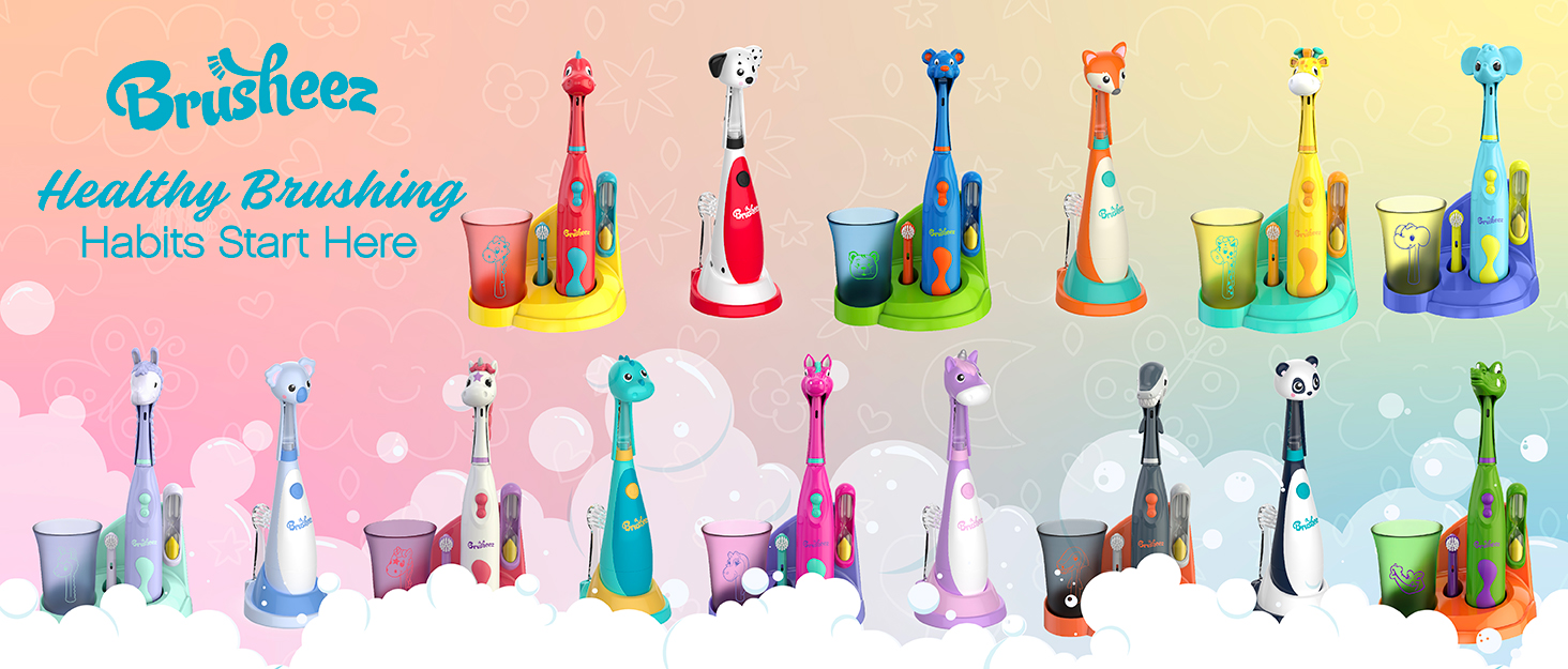 brusheez first time brushers toddler kid toothbrush gentle safe on gums healthy brushing