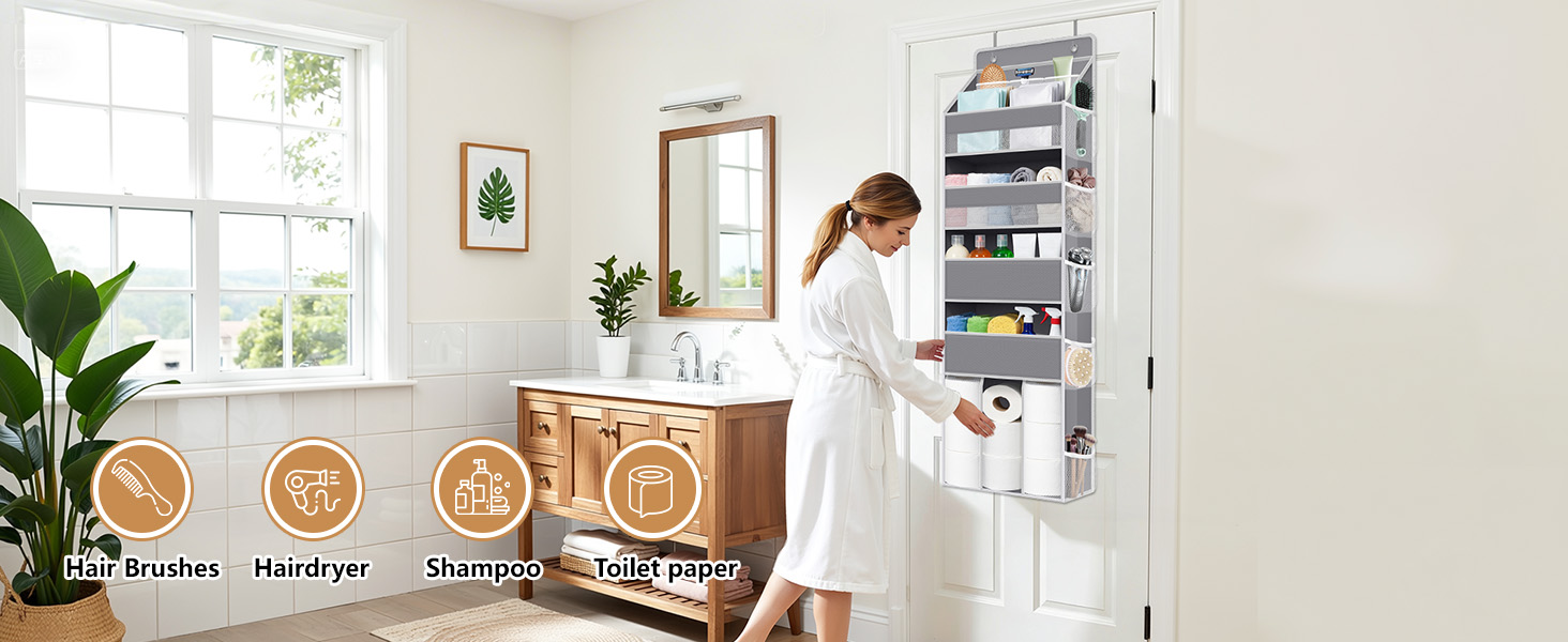 door storage organizer