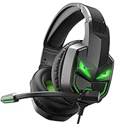 EKSA Fenrir S Gaming Headset with Microphone, Noise Cancelling Mic, Comfortable Ear Pads, 50 mm D...
