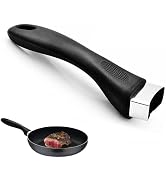 Cook Ware Pans Replacement Grip Handle - Removable Handle Cookware Pot Lid Handle Knob Removable ...