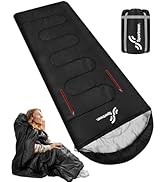 Sportneer Sleeping Bag - Wearable for Adults &amp; Kids with Arm Zipper Holes in Cold &amp; Warm Weather,...