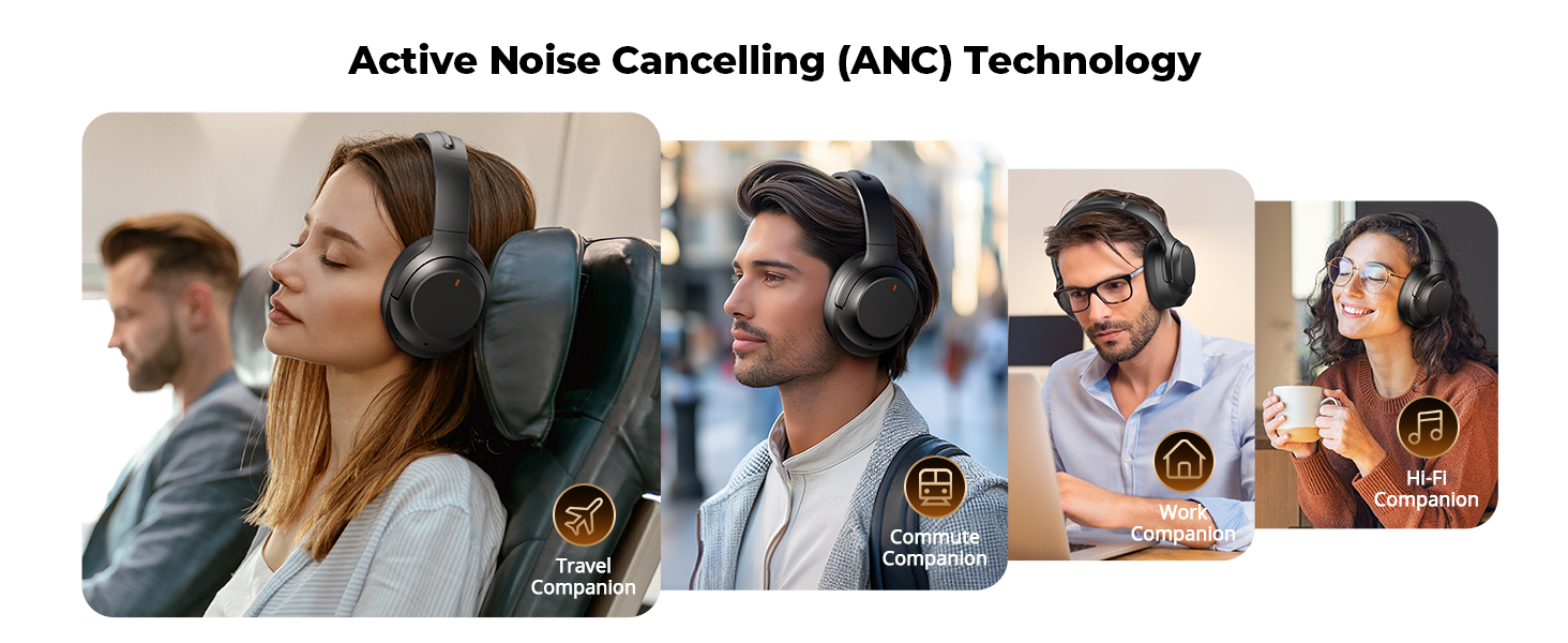 Active noise cancelling technology - travel, commute, work