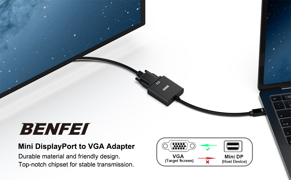 mini displayport to vga adapter