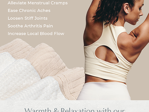 pure enrichment pure radiance functional and stylish heating pad relieve tension benefits