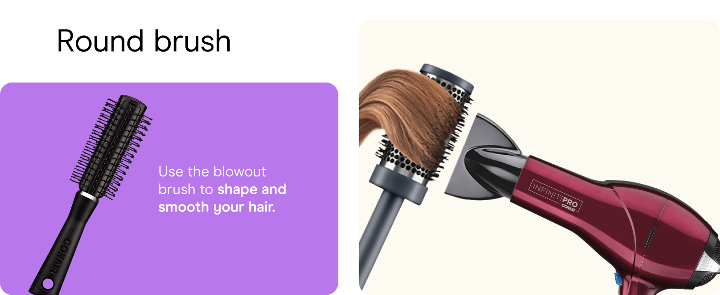 Conair small, mini, and compact hair dryer for travel. Handle folds for easy storage.