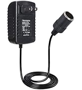 Suacopzar AC to DC Converter 12V 24W Car Cigarette Lighter Socket, 100-240V to 12V 2A AC/DC Power...