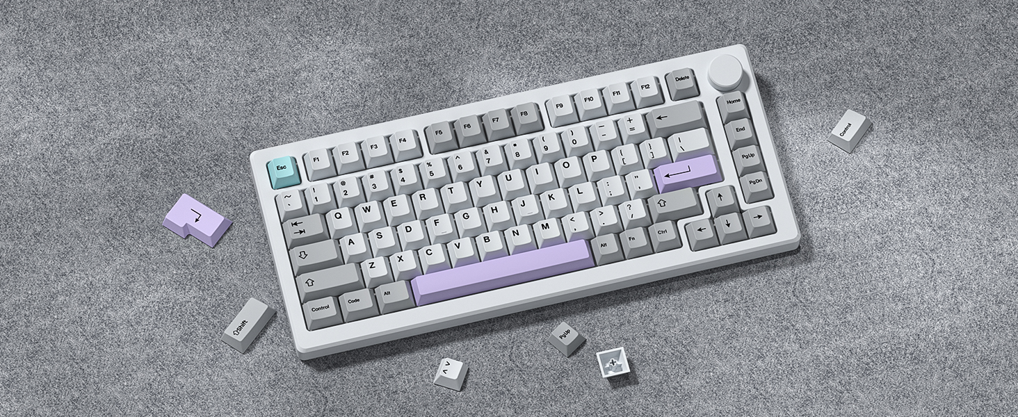 black keycaps
