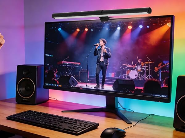 Reading Desk Light for Gaming Work Office