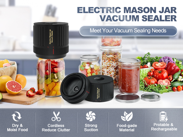 Mason Jar Vacuum Sealer