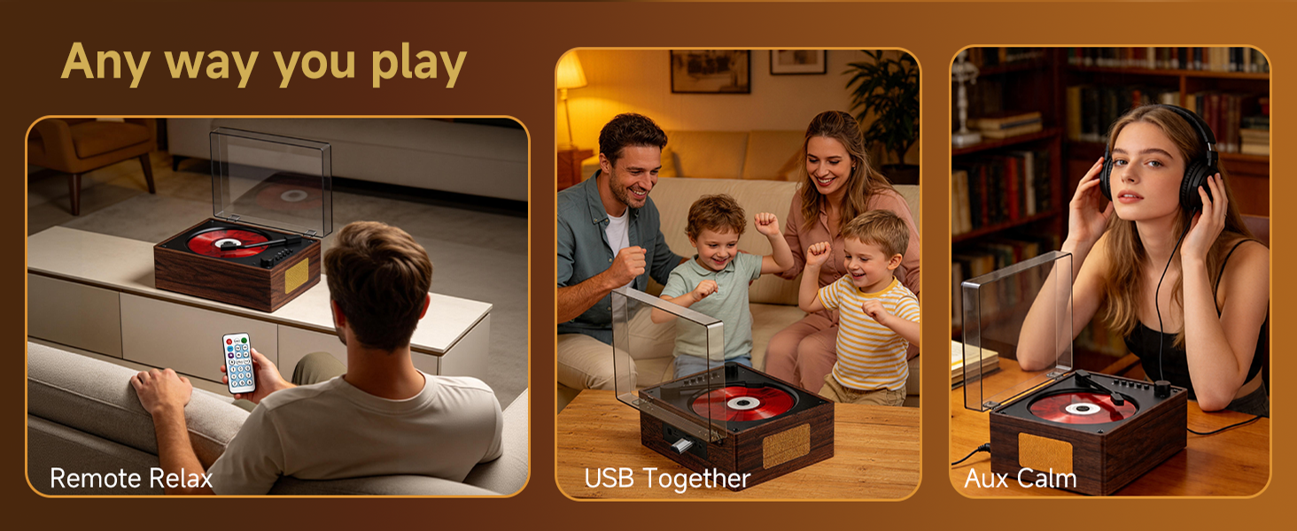 cd player for home retro vintage portable with bluetooth speakers desktop small gift kid battery