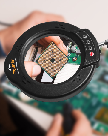 magnifying glass with light and stand, lighted magnifying glass