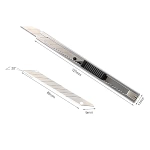 utility knife retractable, boxcutter, razor knife utility, cutter knife, retractable box cutter