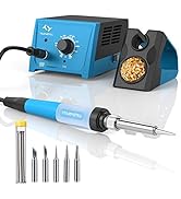 Tilswall Soldering Station, 65W Solder Station Welding Iron Kit with Smart Temperature Control (3...