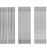 FOXBC 5 Inch Plain End Scroll Saw Blade Set, 36 Pack (28TPI, 12 TPI, 10TPI)