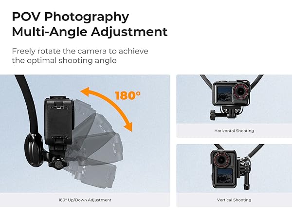 action camera neck mount