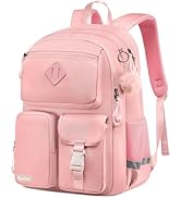 Kuosdaz School Backpack for Teen Girls, Cute College Backpacks for Women Kids Students Bookbag 15...