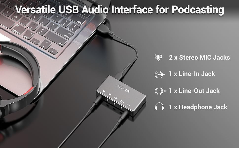 multi 3.5mm jacks interface