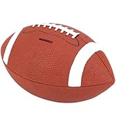 H&amp;W Football Piggy Bank for Boys, Shatterproof Rugby Sports Themed Coin Bank, Large Size, Super B...