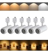 Ajbvp 5Color LED Track Lighting Heads 12W Dimmable,Zoomable Beam15°/24°/36°/45°/60°,2700K/3000K/3...