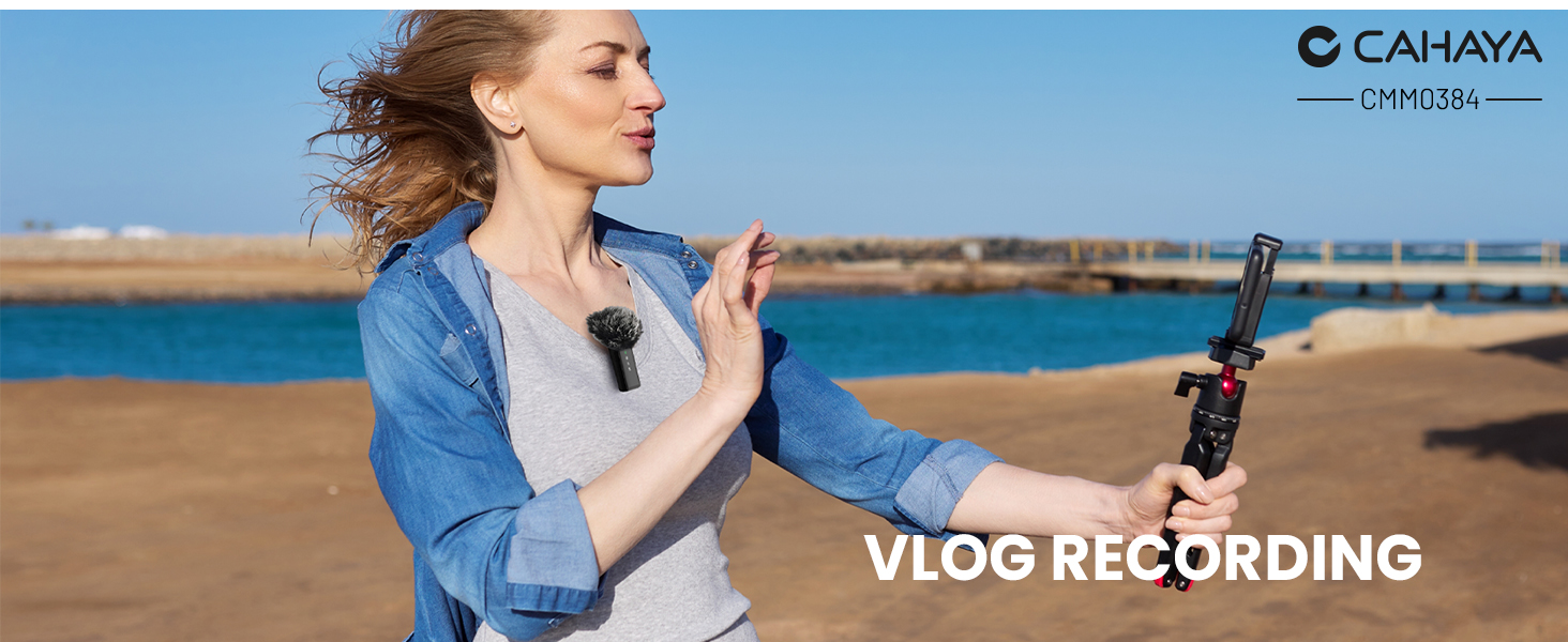 Microphone Wireless 600mAh Case Battery