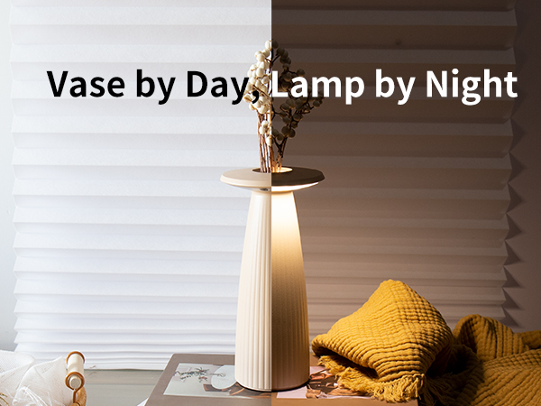 portable vase lamp