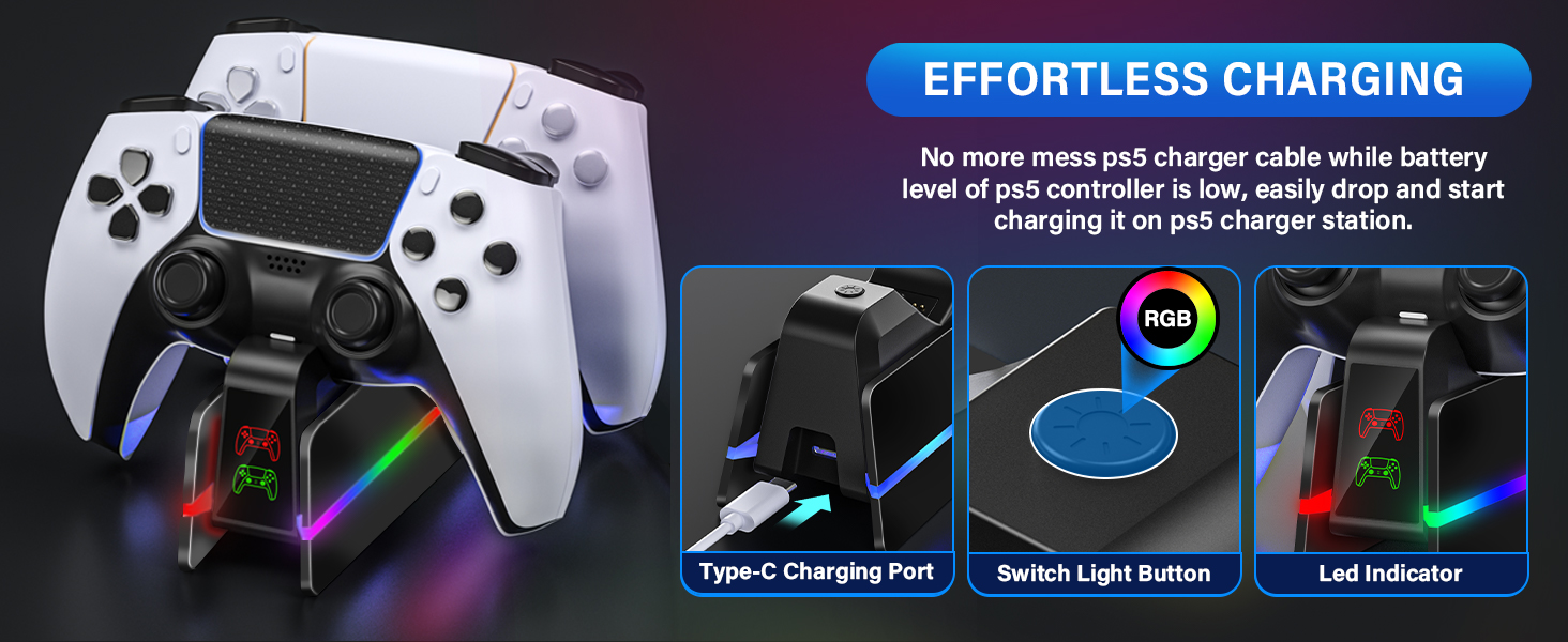 playstation 5 controller charger