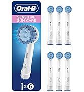 Oral-B Sensitive Gum Care Electric Toothbrush Replacement Brush Heads, 6 Count