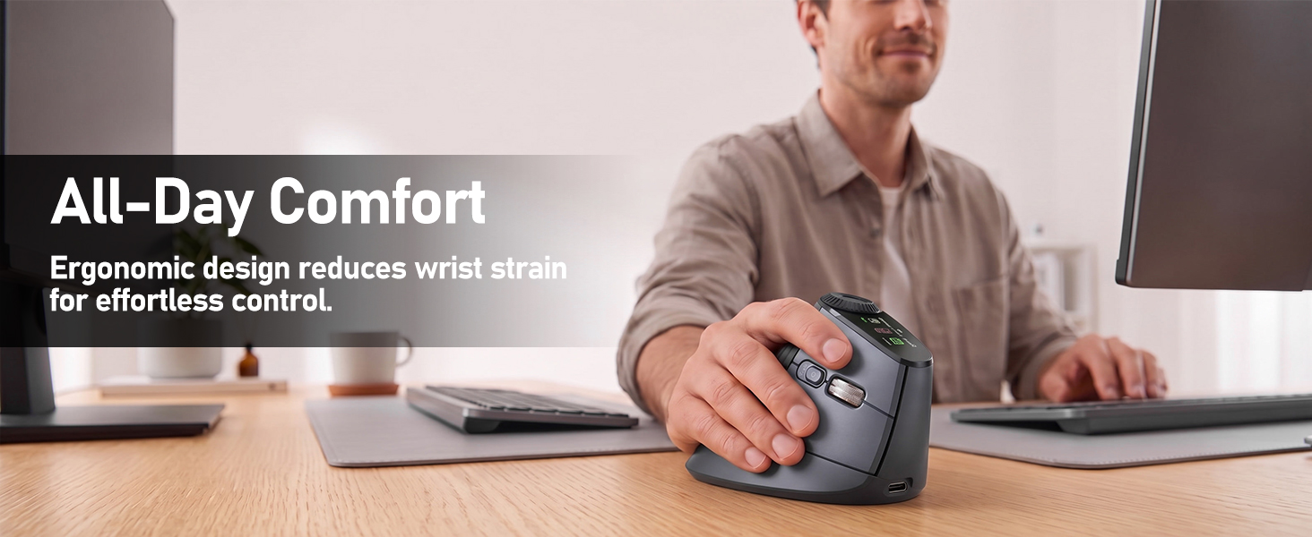 Ergonomic Wireless Mouse