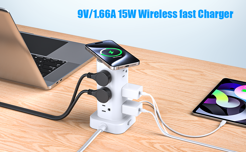 power strip wireless charger