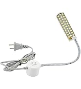 Bonlux LED Sewing Machine Light Working Gooseneck Lamp 30 LEDs, with Magnetic Mounting Base for H...