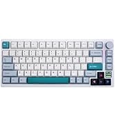 GK GAMAKAY TK75 V2 75% Silent Mechanical Keyboard with TFT Screen | Hot Swap RGB Bluetooth 5.0/2....