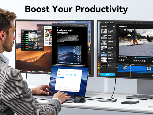 USB C Video Splitter