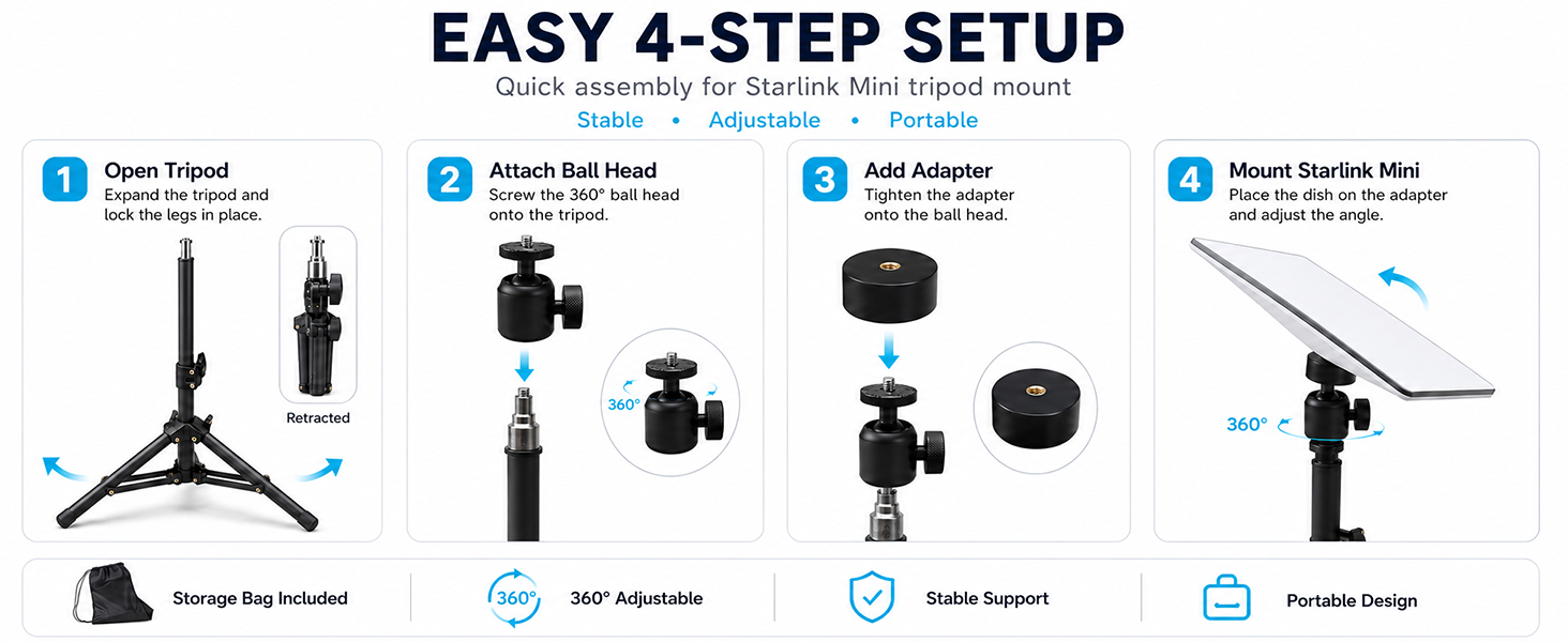 starlink mini tripod stand